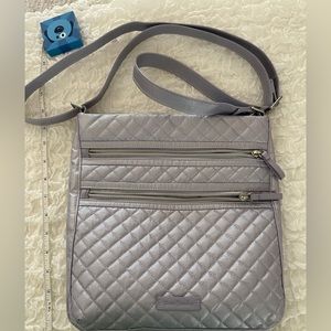 Vera Bradley Triple Zip Hipster Lavender Pearl